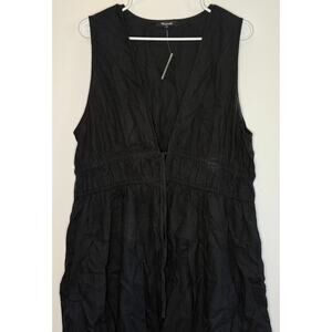 Madewell Tie-Front Sleeveless Dress or Swim Cover-Up. Women's XXL NWT
